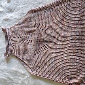 Anthropologie cotton crochet tank top